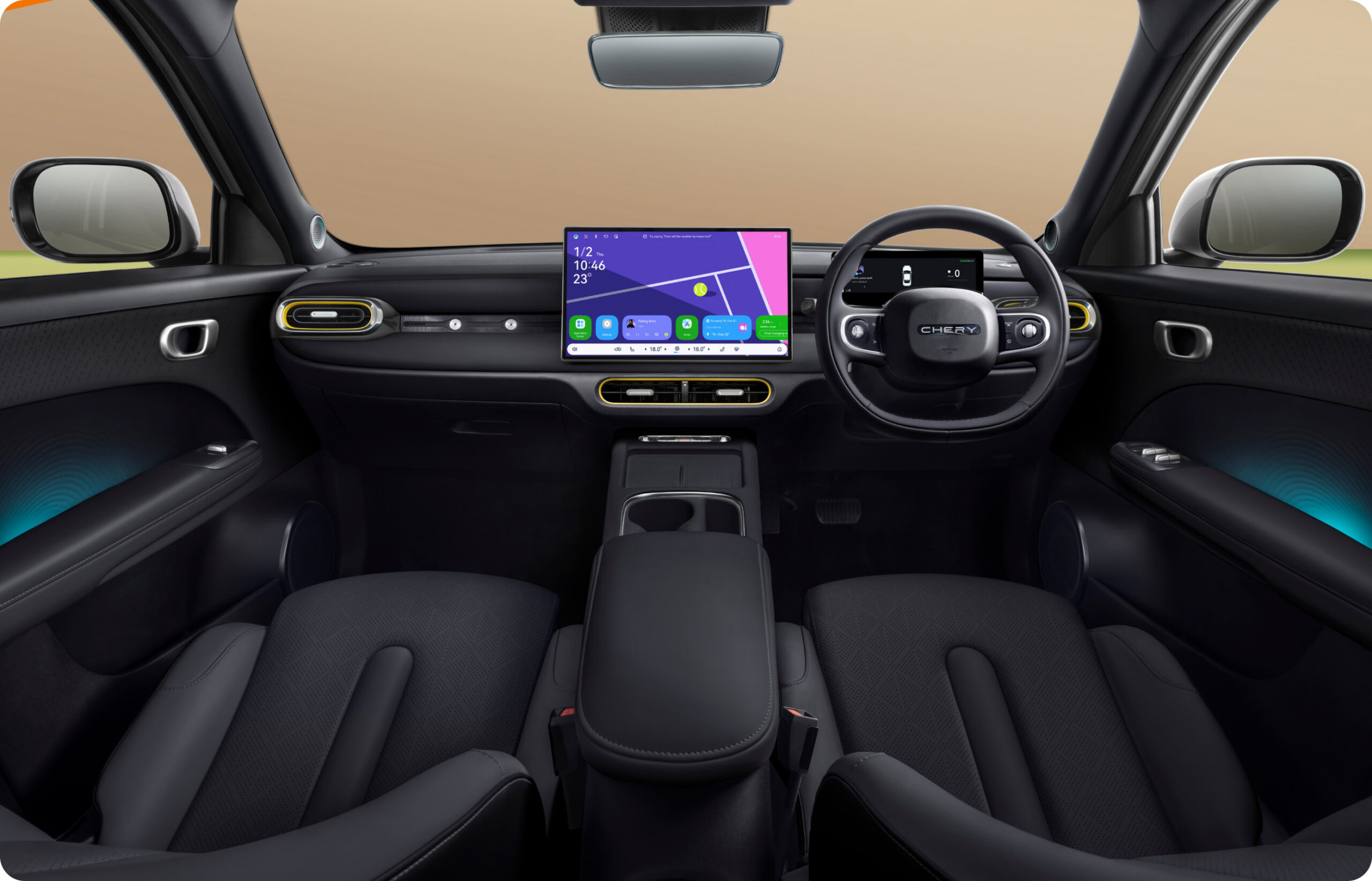 Chery Q interior